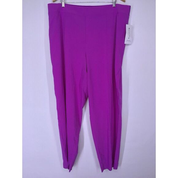 Athleta Vienna Slim Pant In Jazy Purple Women's Plus Size 20 NEW - Picture 2 of 8